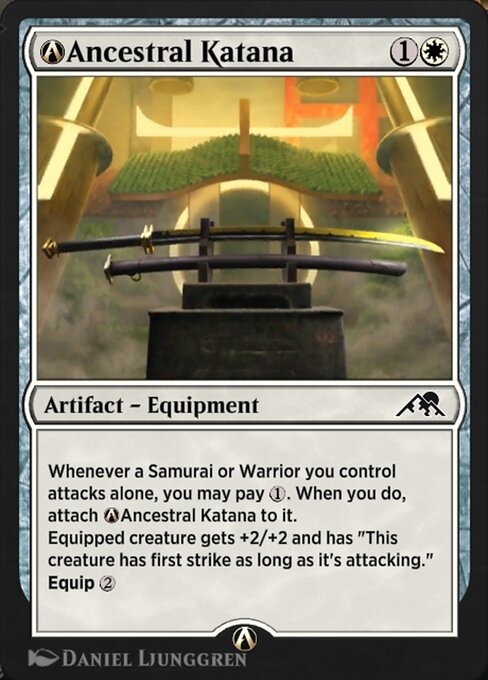 A-Ancestral Katana highlighted card art