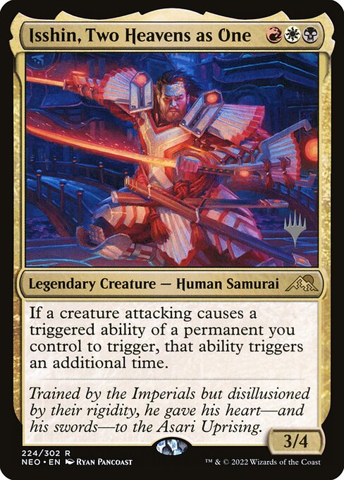Isshin, Two Heavens as One from Kamigawa: Neon Dynasty Promos