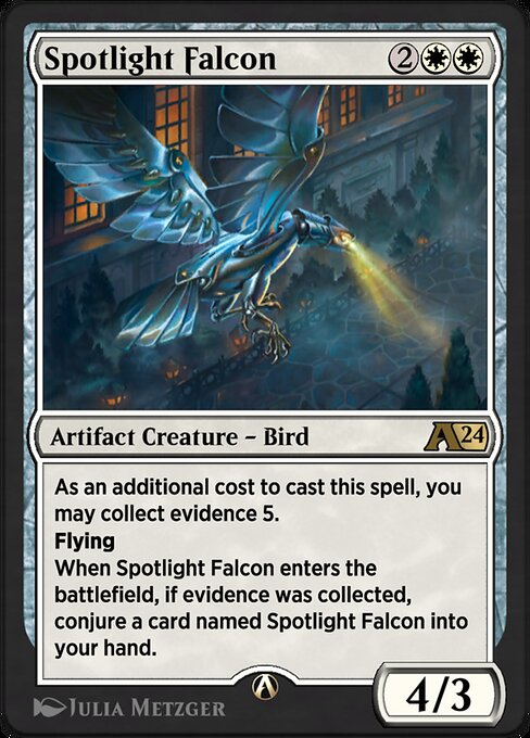 Spotlight Falcon highlighted card art
