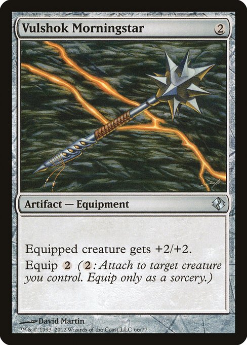 Vulshok Morningstar highlighted card art