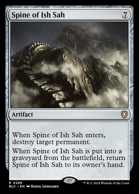 Spine of Ish Sah highlighted card art