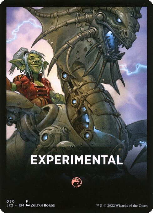 Experimental highlighted card art