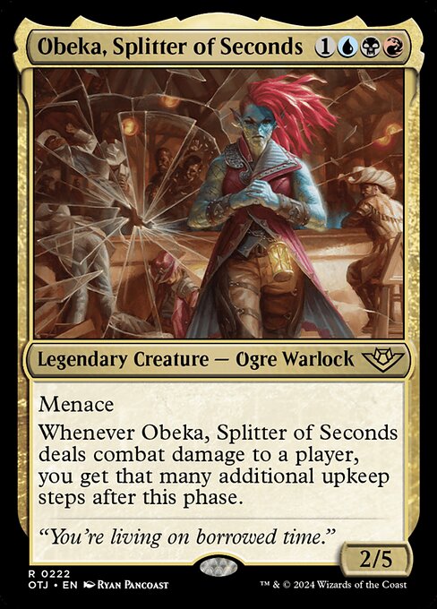 Obeka, Splitter of Seconds highlighted card art