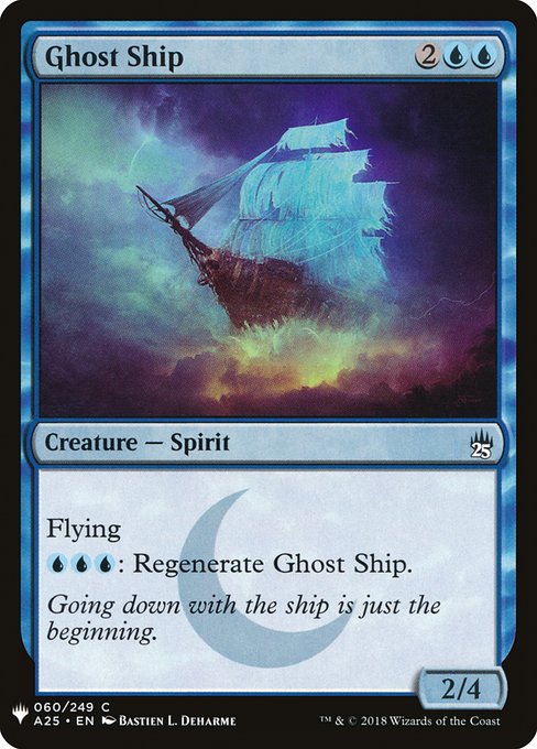 Ghost Ship highlighted card art