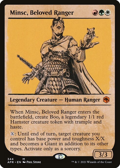 Minsc, Beloved Ranger from Adventures in the Forgotten Realms