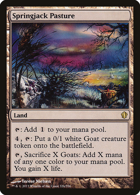 Springjack Pasture highlighted card art