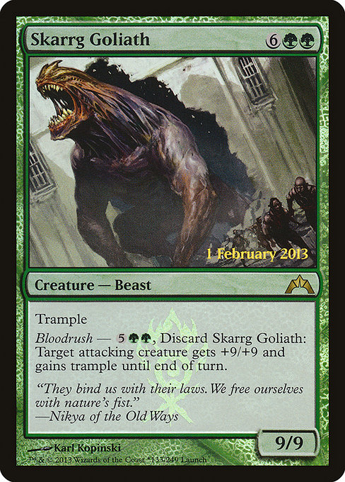 Skarrg Goliath from Gatecrash Promos