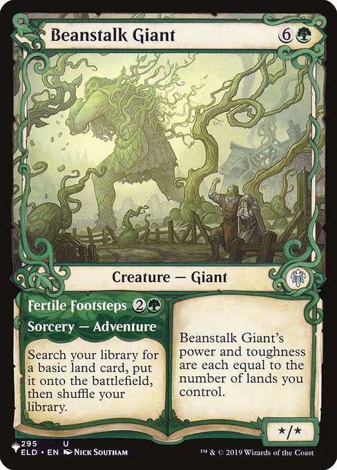 Beanstalk Giant // Fertile Footsteps from The List