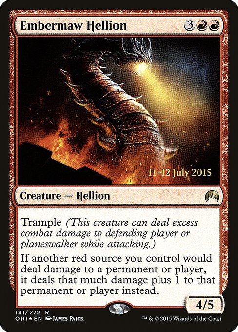 Embermaw Hellion highlighted card art
