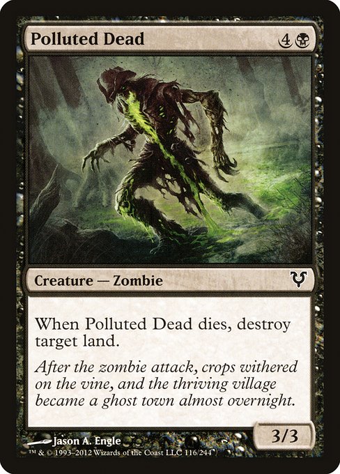 Polluted Dead highlighted card art