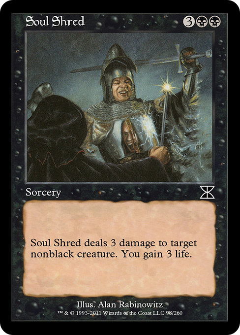 Soul Shred highlighted card art