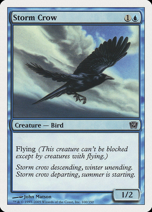 Storm Crow from Ninth Edition