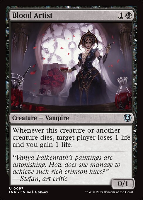 Blood Artist highlighted card art