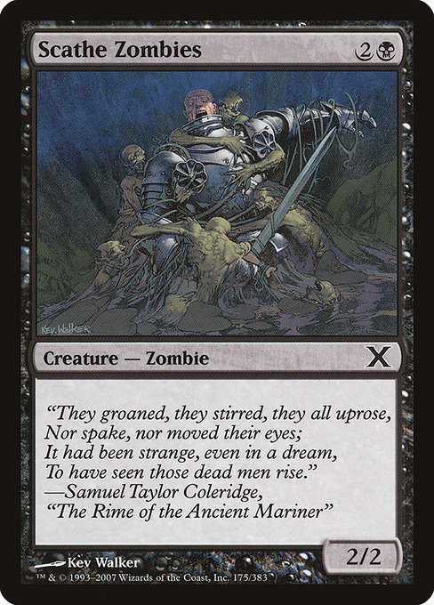 Scathe Zombies from Tenth Edition