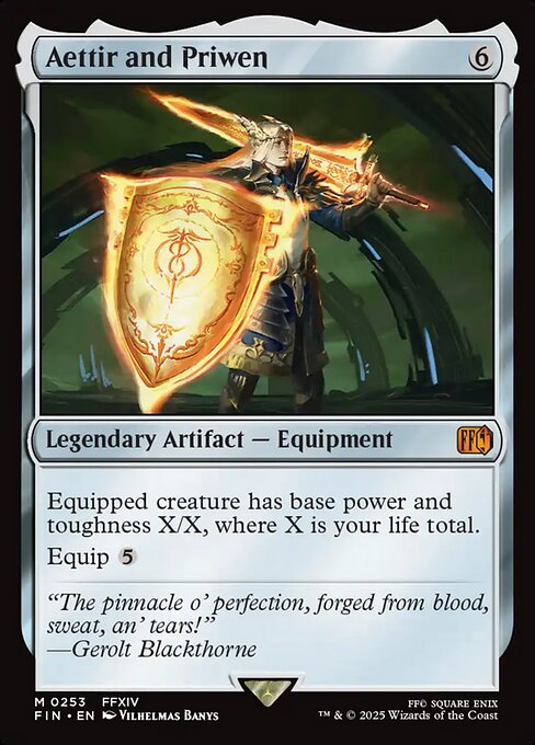 Aettir and Priwen highlighted card art