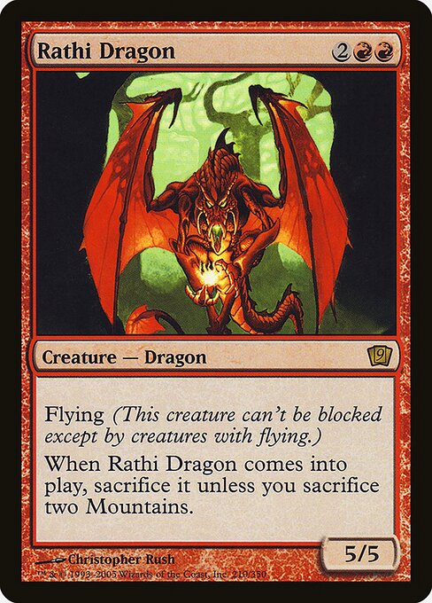 Rathi Dragon from Ninth Edition