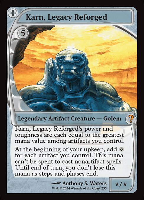 Karn, Legacy Reforged highlighted card art