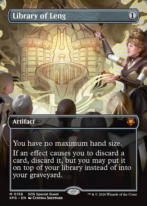 Library of Leng highlighted card art