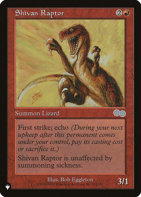 Shivan Raptor highlighted card art
