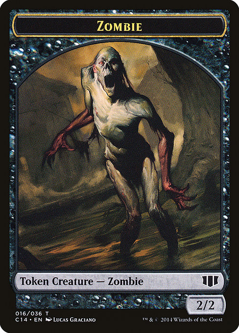 Zombie from Commander 2014 Tokens