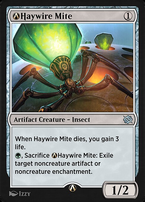 A-Haywire Mite highlighted card art