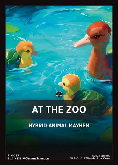 At the Zoo from Avatar: The Last Airbender Jumpstart Front Cards
