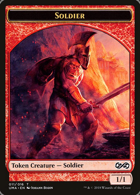 Soldier highlighted card art