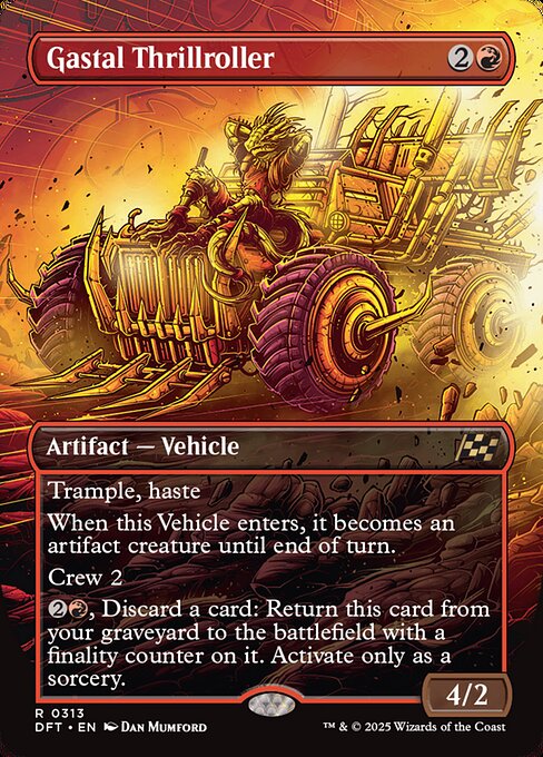 Gastal Thrillroller highlighted card art