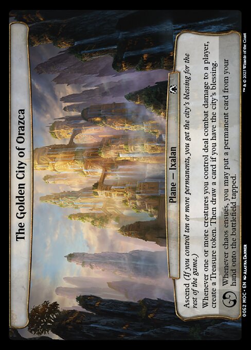 The Golden City of Orazca highlighted card art