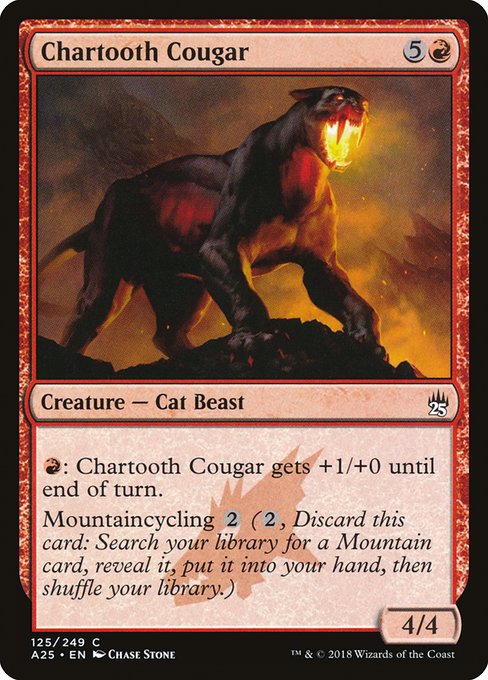 Chartooth Cougar from Masters 25