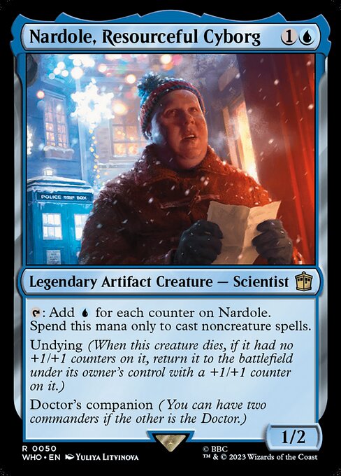 Nardole, Resourceful Cyborg highlighted card art
