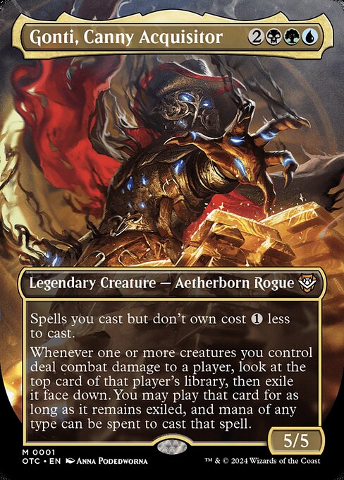 Gonti, Canny Acquisitor highlighted card art