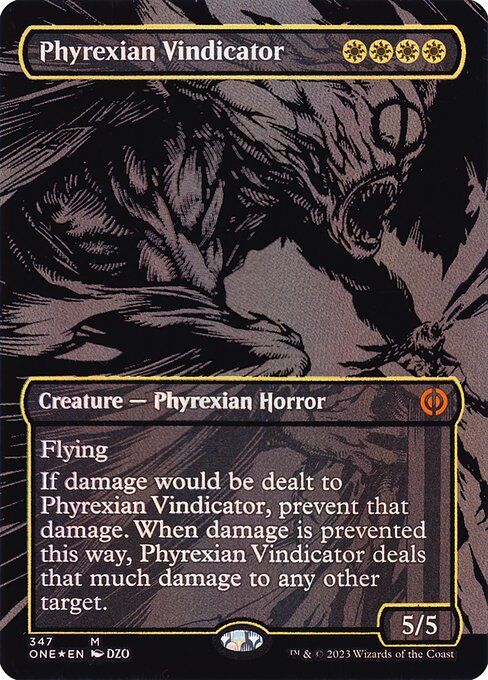 Phyrexian Vindicator highlighted card art