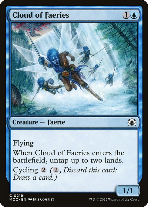 Cloud of Faeries from March of the Machine Commander