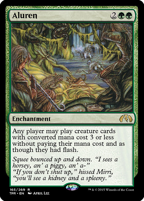 Aluren highlighted card art