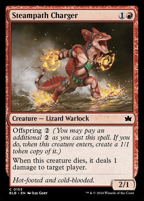 Steampath Charger highlighted card art