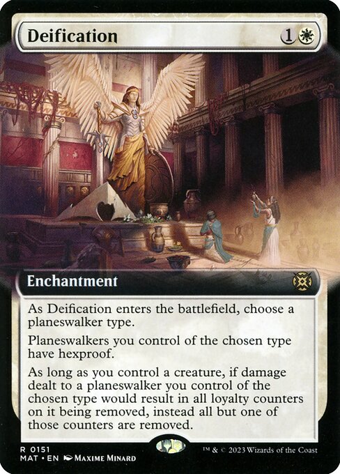 Deification highlighted card art