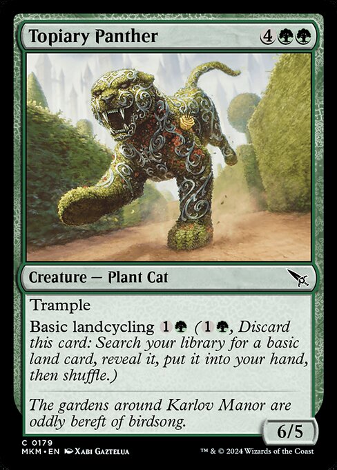 Topiary Panther highlighted card art