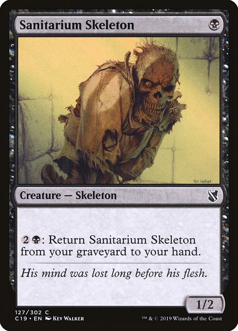 Sanitarium Skeleton from Commander 2019