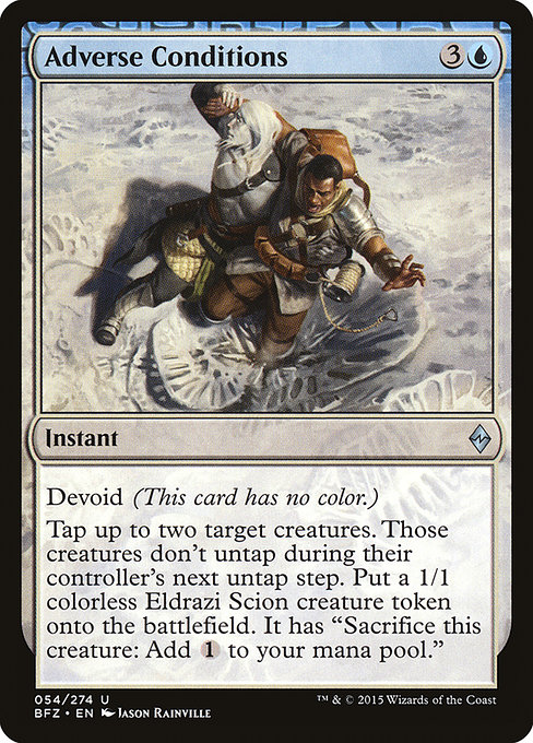 Adverse Conditions highlighted card art