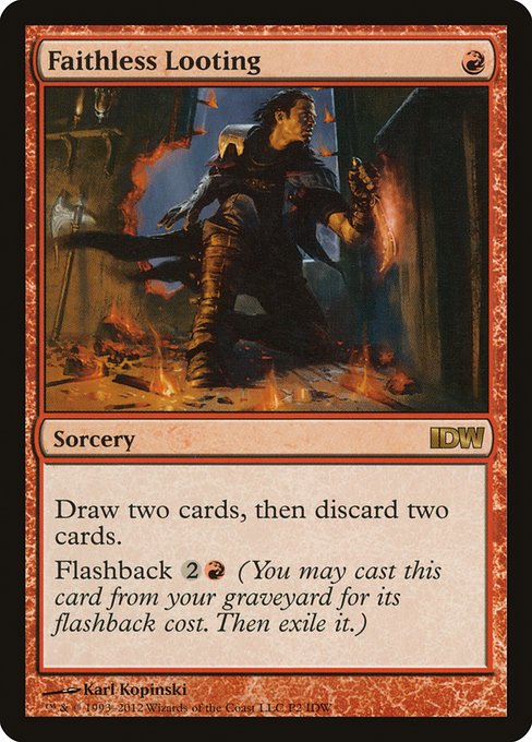 Faithless Looting from IDW Comics Inserts