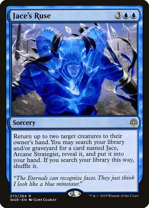 Jace's Ruse highlighted card art