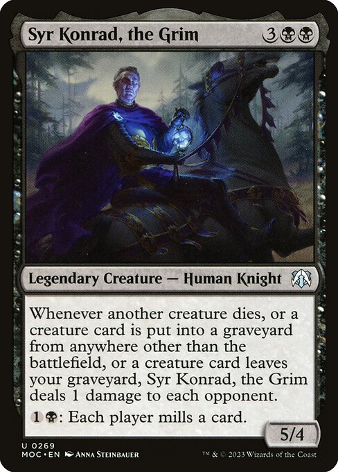 Syr Konrad, the Grim from March of the Machine Commander