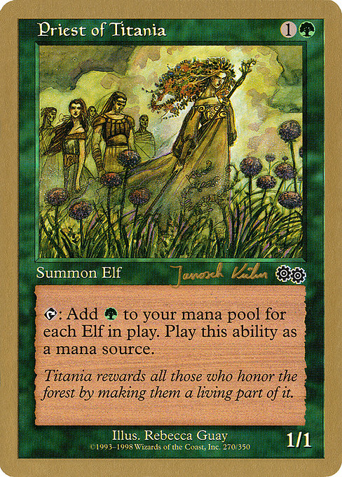 Priest of Titania from World Championship Decks 2000