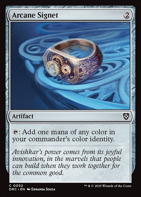 Arcane Signet from Aetherdrift Commander