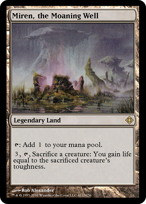Miren, the Moaning Well highlighted card art