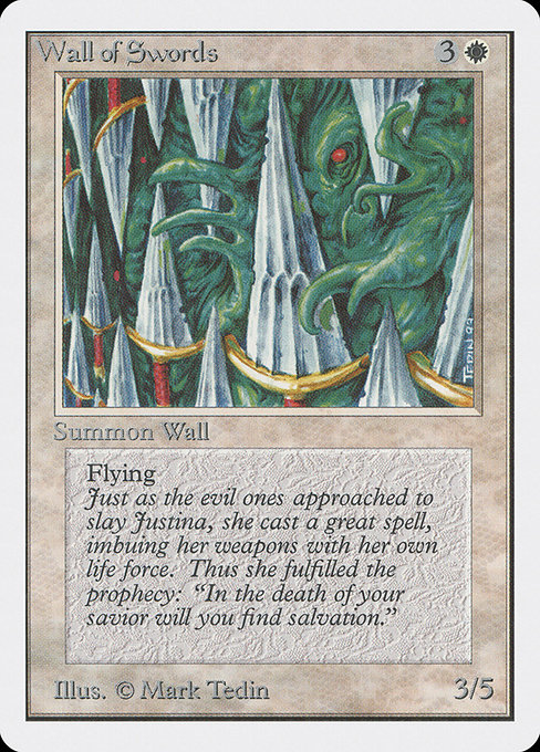 Wall of Swords from Unlimited Edition