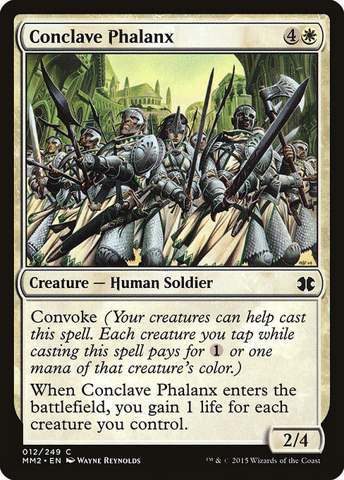 Conclave Phalanx highlighted card art