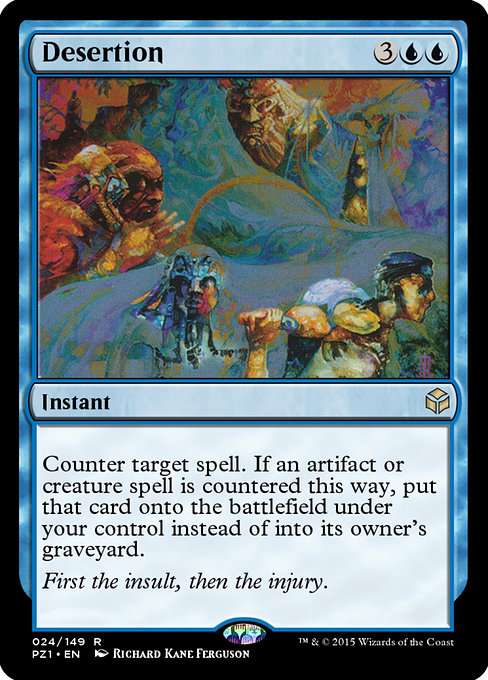 Desertion from Legendary Cube Prize Pack