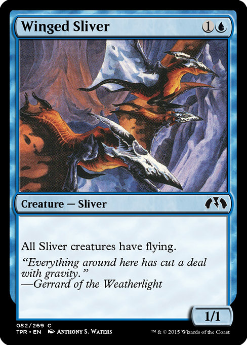 Winged Sliver from Tempest Remastered